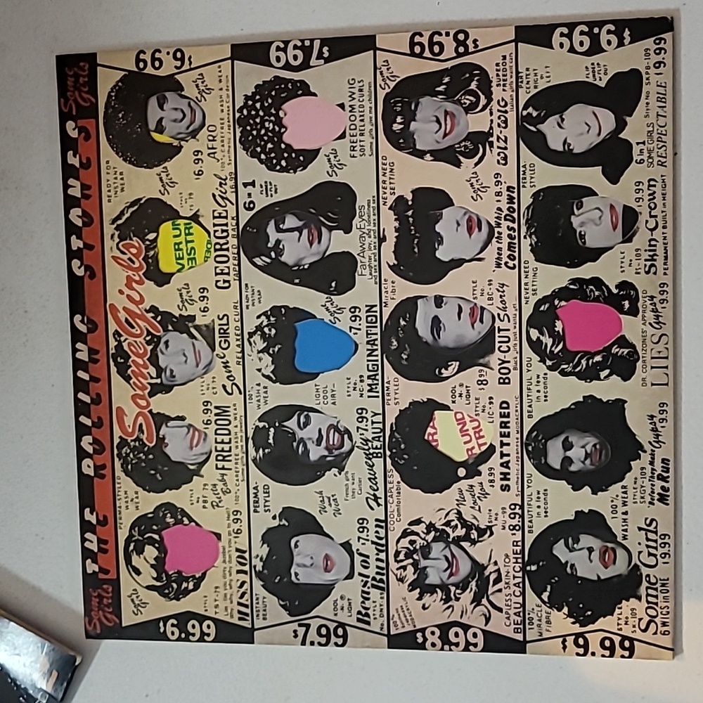 Vintage Rolling Stones - Some Girls - Celebrity Faces - Vinyl LP  - 1978